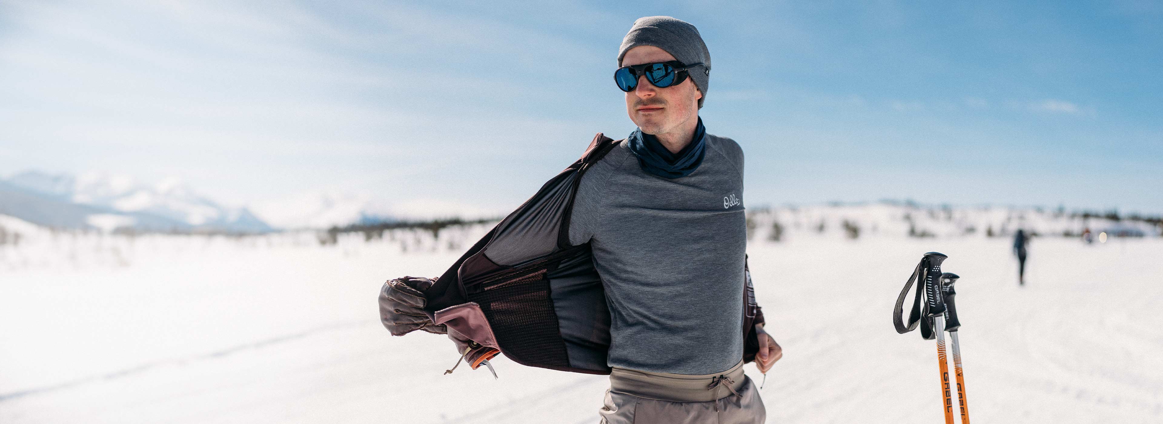 woman wearing a baselayer