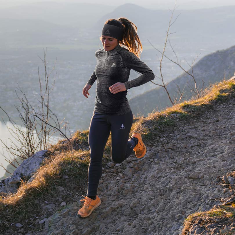 Gasparin sister wearing running gear