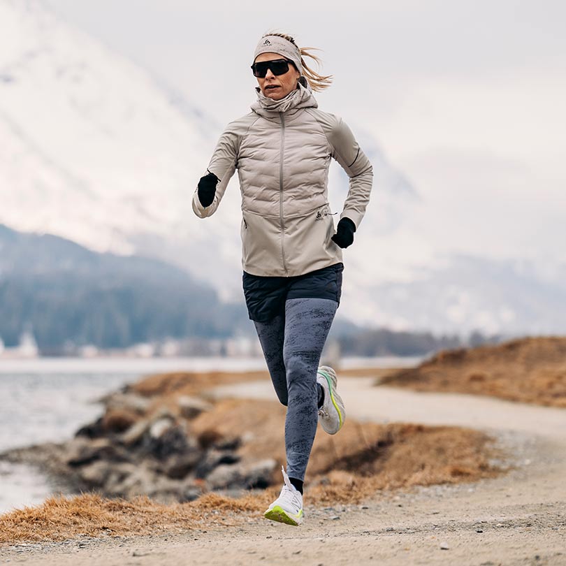 Pantalon Jogging Chaud Femme Polaire Hiver Gris - Sports d'hiver - Running