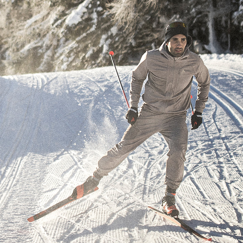 Martin cross-country skiing