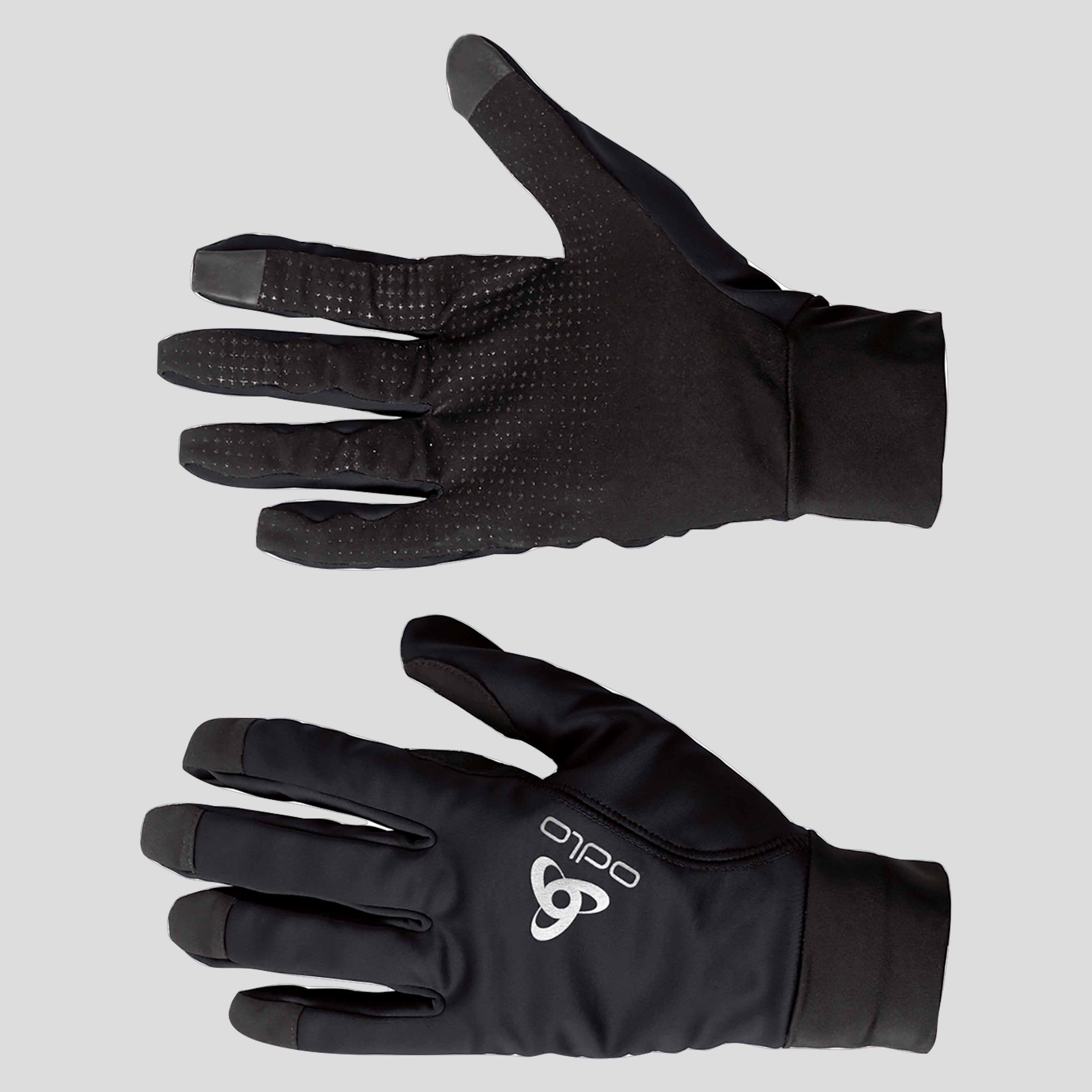 ODLO Zeroweight Warm Handschuhe, L, schwarz